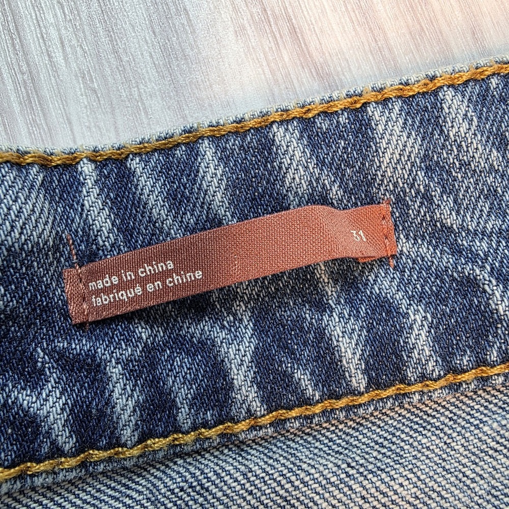 Pilcro Letterpress Anthropologie Women's Size 31 Distressed Denim Jeans Grunge - Picture 12 of 16